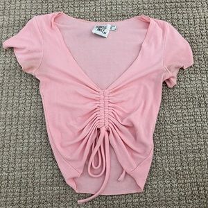 princess polly light pink gea top